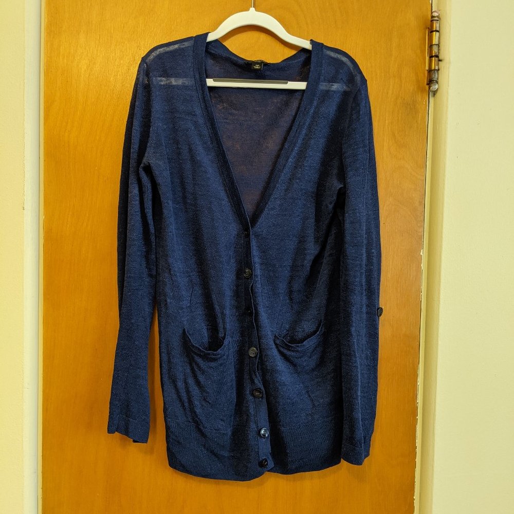 Ann Taylor Blue Cardigan